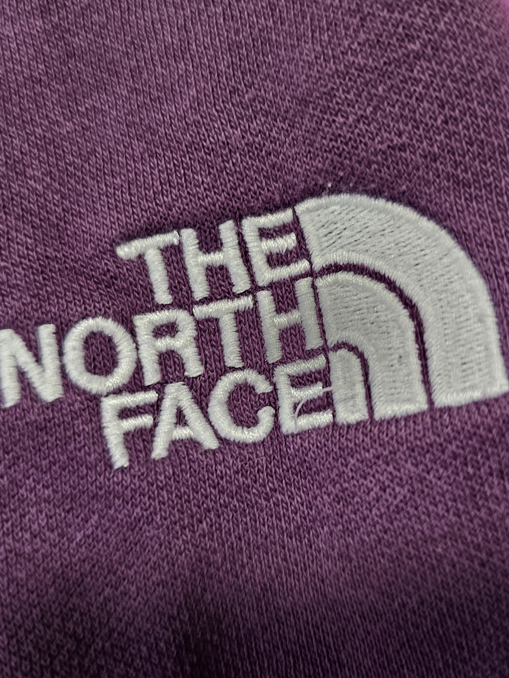 The North Face Purple Sweatpants with White Logo